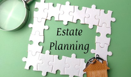 puzzle piece with estate planning text
